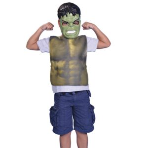 Kit Pechera Y Máscara - Hulk - Talle 4 - 6