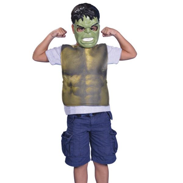 Kit Pechera Y Máscara - Hulk - Talle 4 - 6 - Imagen 1