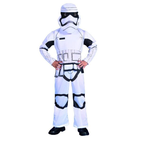 Disfraz Starwars Blanco Stormtrooper Talle 1 - Imagen 1