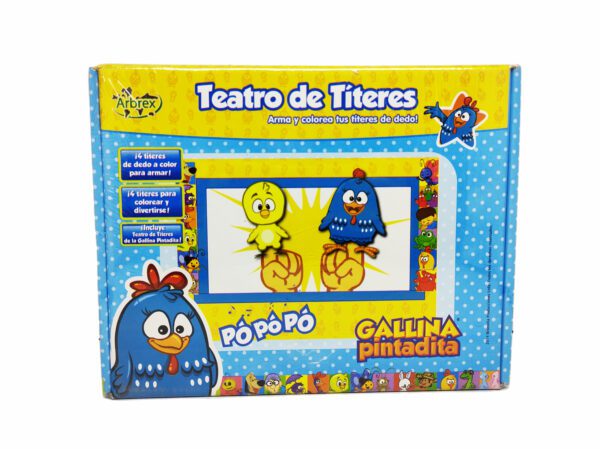 Juego De Mesa Teatro De Titeres- 8 Titeres - Imagen 1