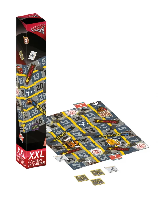 202+CAR136 Juego carrera de cartas XXL Cars - Imagen 1