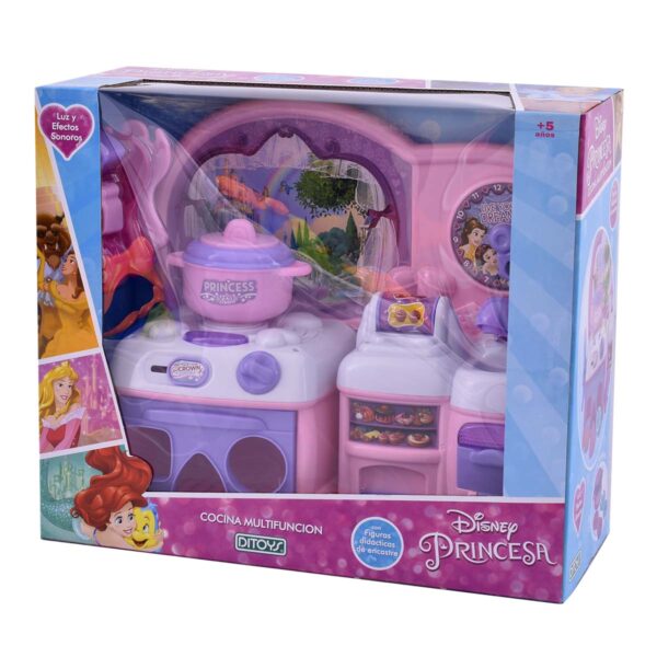 2119 Cocina Multifuncion Princesas Con Luz Y Sonido - Ditoys - Imagen 1