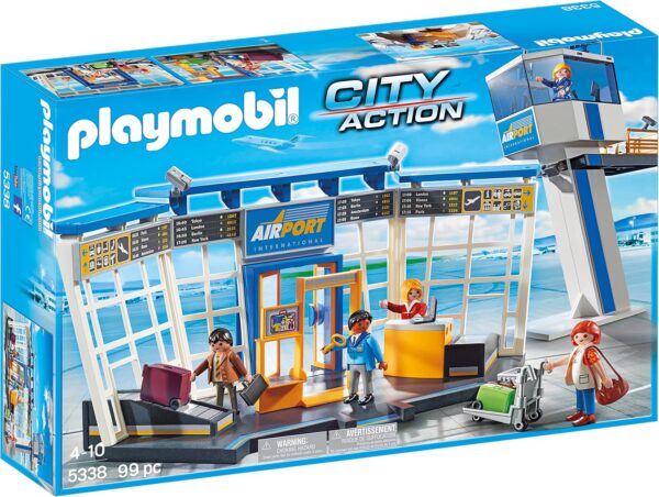 Torre De Control Y Aeropuer - Playmobil. - Imagen 1