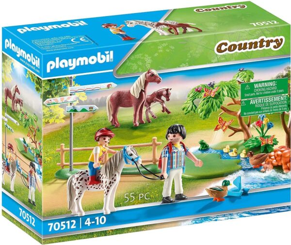 Paseo En Pony - Playmobil. - Imagen 1