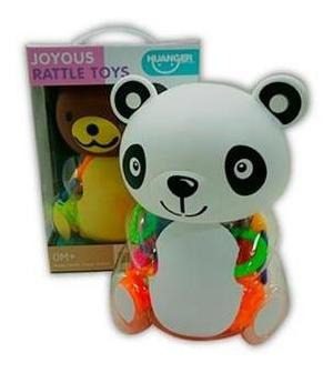 Set Sonajeros En Ositos Panda Y Bear En Estuche