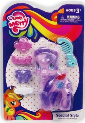 Pony Con Peineta Y Hebillas