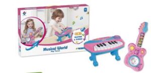 Set guitarra mágica y órgano En Dos Colores