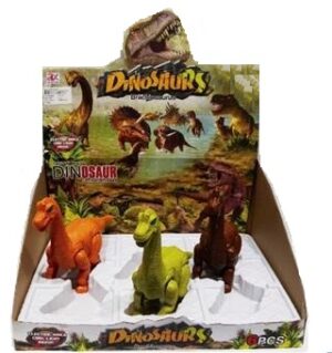 Dinosaurio A Pila Con Luz Y Sonidos