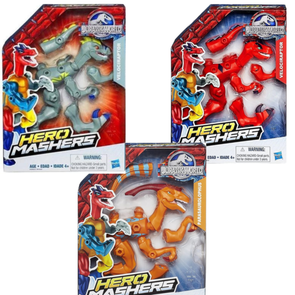 Dinosaurio - Jurassic World Hero Mashers Para Armar  - 15cm - Imagen 1