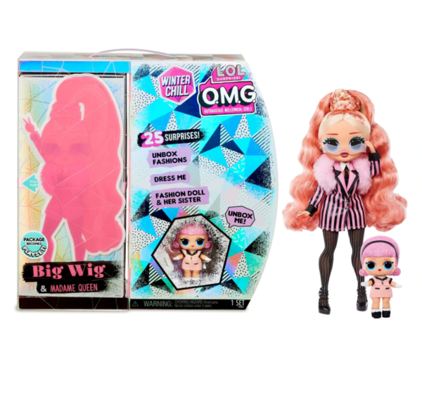 Muñeca Lol Surprise Omg - Winter Chill - Big Wig Madame Queen - Imagen 1