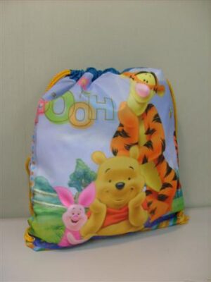 Mochila Winnie Pooh Morral Preescolar Con Cordon