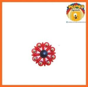 Spinner Anime Iron Balls  Azul Y Rojo