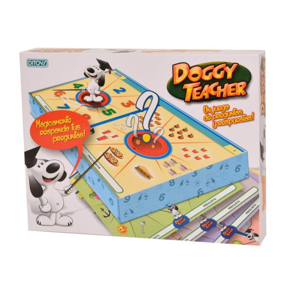 59+1879 Doggy Teacher Juego De Mesa Preguntas Y Respuestas - Ditoys. - Imagen 1