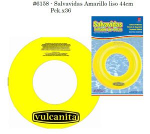 Salvavidas Amarillo Vulvanita 44 Cm.