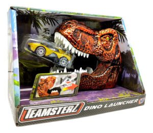 Lanzador Dino Y Auto - Teamsterz
