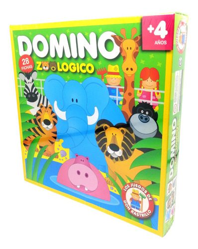 MLA1123489100_1 Dominó Zoológico- Los Juegos De Don Rastrillo- Juego De Mesa - Imagen 1