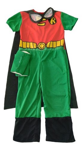 Disfraz teen titans Robin talle 0 - New Toys.