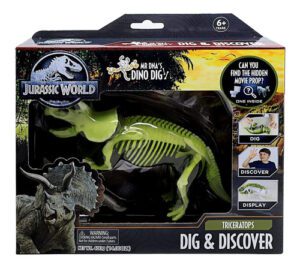 Jurassic World Triceratops - Kit De Excavación