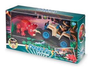 Pinypon Action Wil Coche Quad Cuatriciclo Con Dinosaurio Sty
