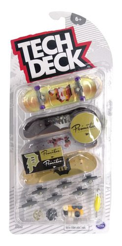 Tech Deck Fingerboard - Pack 4 Patinetas De Dedo