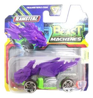 Autos De Metal Teamsterz Beast Machines 7 Cm - Dragón Violeta