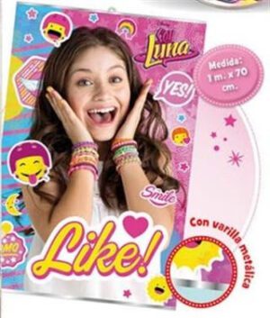 Banner Gigante Soy Luna Con Varillas Metalicas