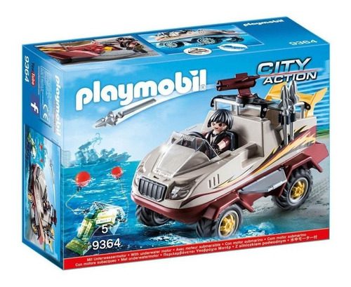 MLA804371050_1 Coche Anfibio - Playmobil 9364 - Imagen 1