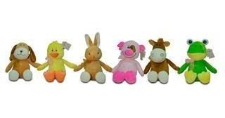 MLA813809996_1 Animales De Peluche Sentados De 25cm - Imagen 1