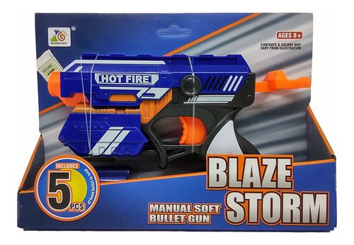 MLA813812992_1 Pistola Lanza Dardos Air Blaster Grande. Incluye 5 Dardos - Imagen 1