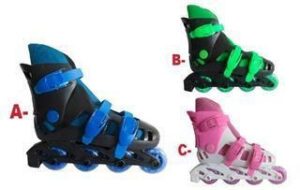 Roller In Line Calce ( 34 ) En 3 Colores