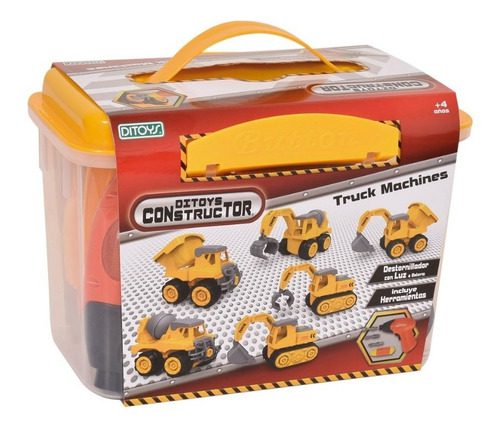 MLA841781452_1 Constructor Truck Machine + Destornillador A Pila - Ditoys - Imagen 1