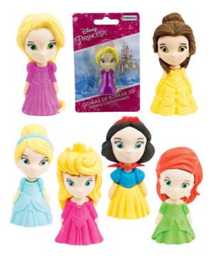 Gomas 3d Princesas Individual Disney Princesas