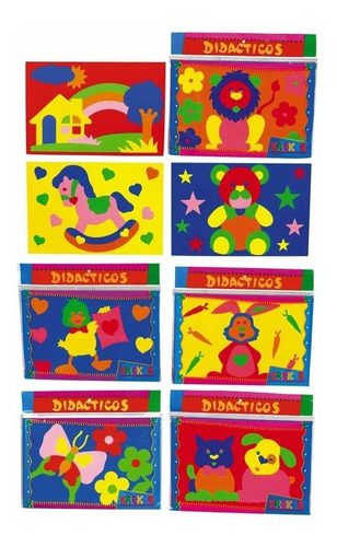 MLA867772630_1 Rompecabezas Goma Eva (25x34 Cm) Modelos Surtidos - Imagen 1