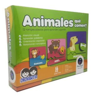 Juego De Mesa Rompecabezas Animales Que Comen? Plastigal
