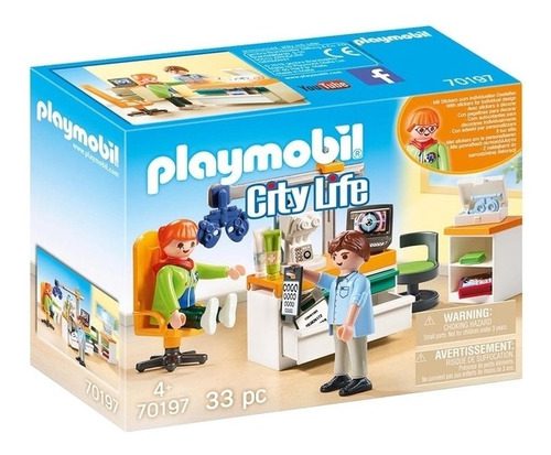 MLA931552924_1 Oftalmólogo Y Paciente - Playmobil. - Imagen 1