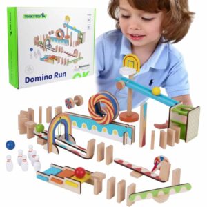 Domino de madera juego didáctico – Tooky toy.