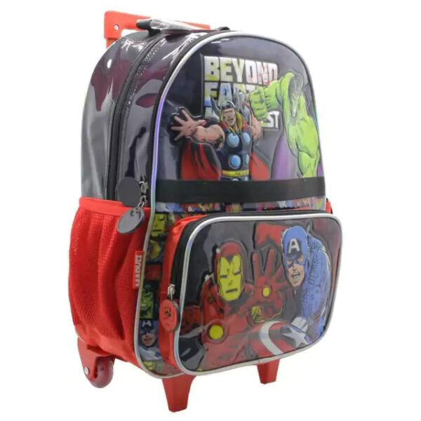Mochila escolar Avengers de 16" con carro - Cresko. - Imagen 1