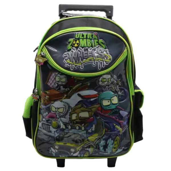 Mochila escolar Zombies de 16 "con carro - Cresko. - Imagen 1