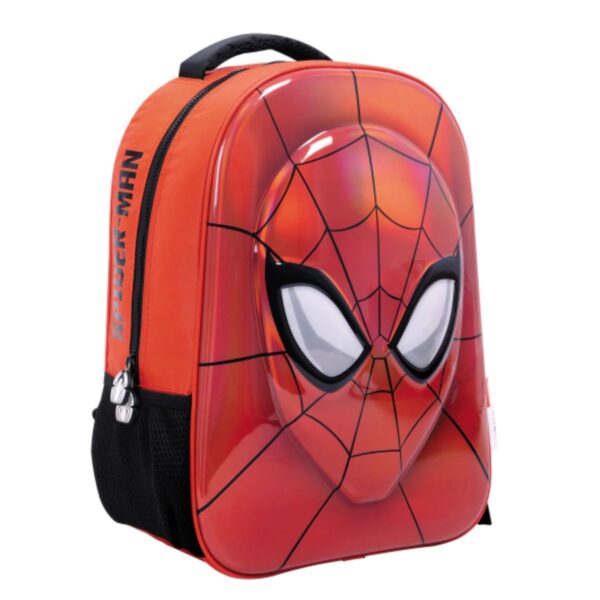Mochila escolar  espalda Spideman de 16 " - Wabro. - Imagen 1