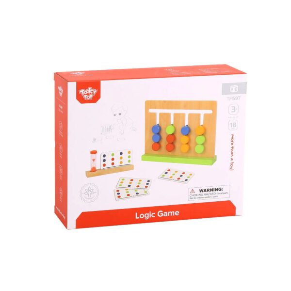 5635223 Juego didáctico de madera lógica - Tooky toy. - Imagen 1