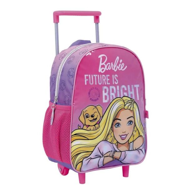 Mochila escolar carro Barbie future de 12" - Wabro. - Imagen 1