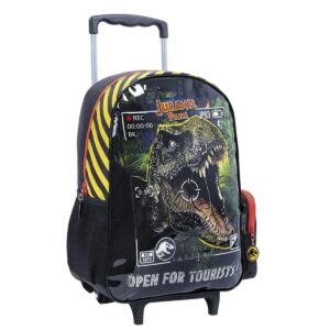 Mochila escolar carro Jurassic World de 16" -  Wabro.