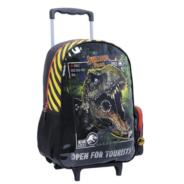5677110 Mochila escolar carro Jurassic World de 16" - Wabro. - Imagen 1