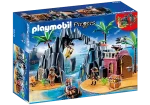 Isla del tesoro pirata con celda - Playmobil
