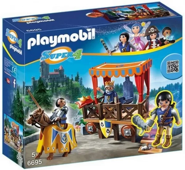 Super 4 Royal Tribune con Alex - Playmobil - Imagen 1