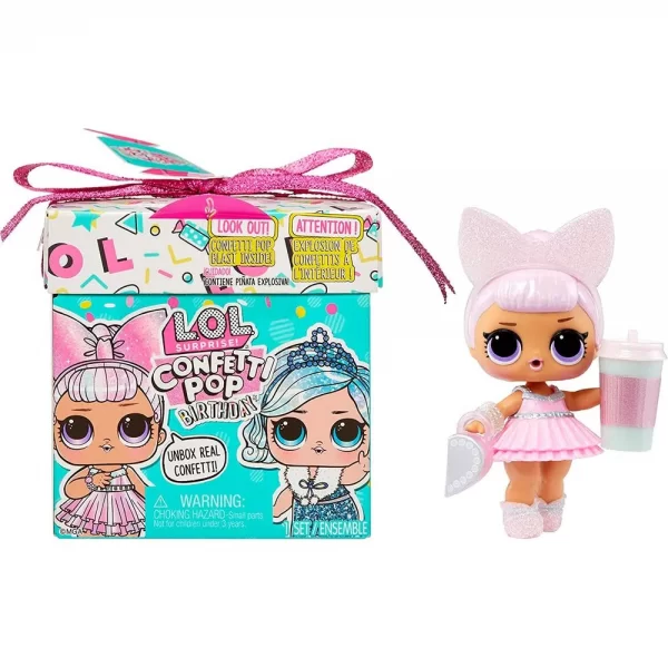L.O.L surprise confetti pop birthday 09 cm. - Imagen 1