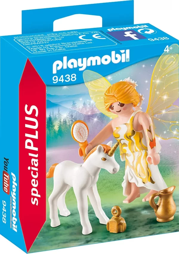 Hada de sol con unicornio - Playmobil - Imagen 1