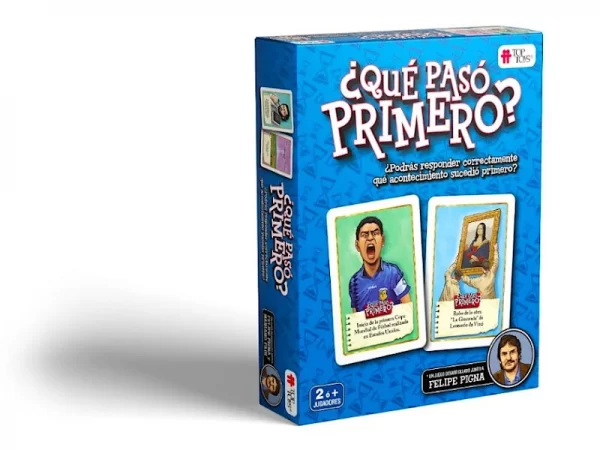 Juego de mesa ¿Qué pasó primero? -Top toys. - Imagen 1