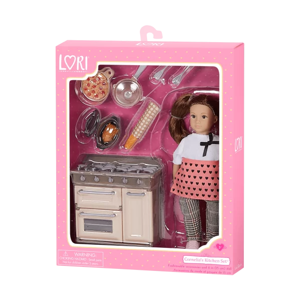 Muñeca Lori Cornelia con accesorios de cocina - Imagen 1