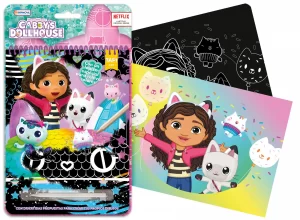 Libro para colorear scratch wow La casa de muñecas de Gabby - Tapimovil
